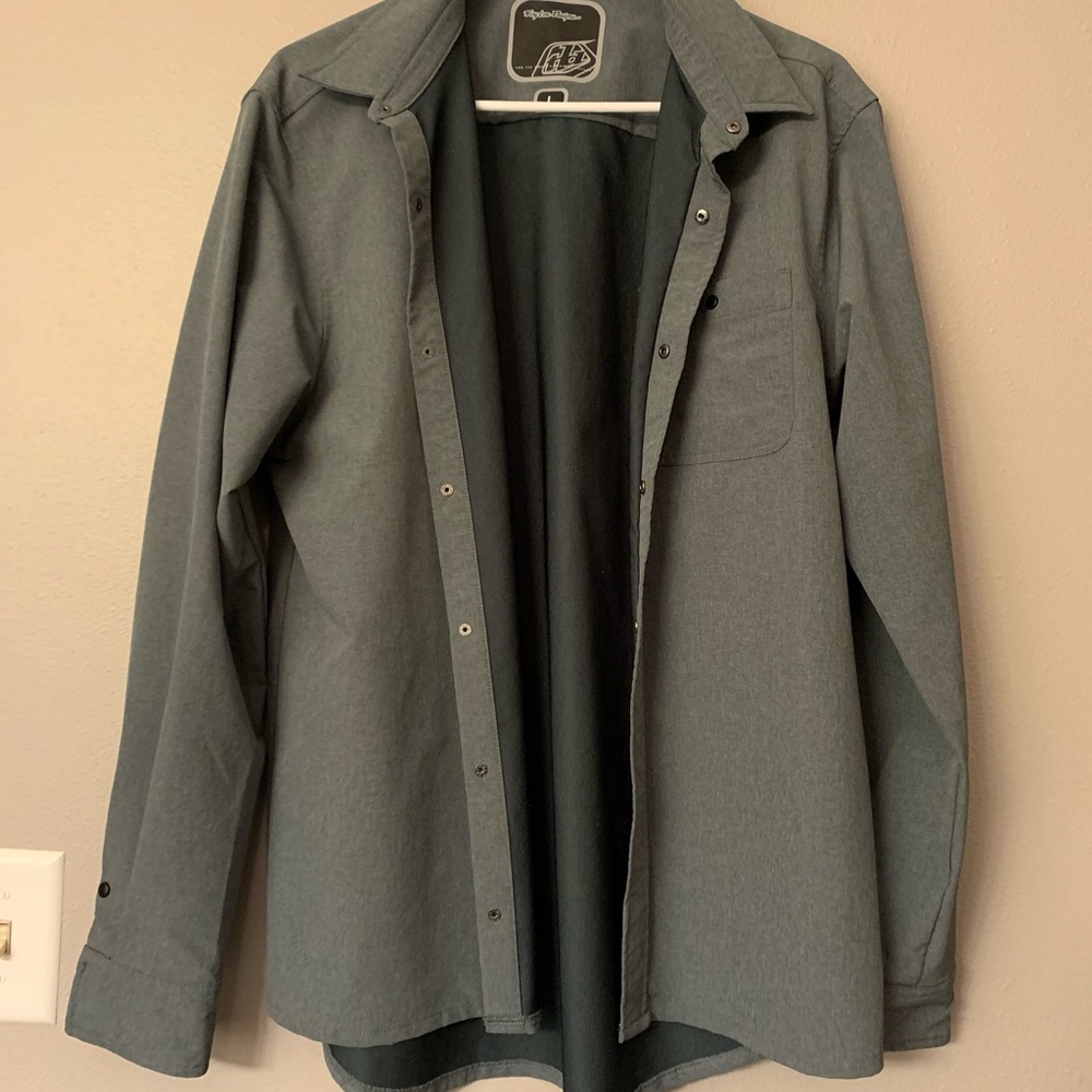 Troy Lee Designs snap button collared shirt